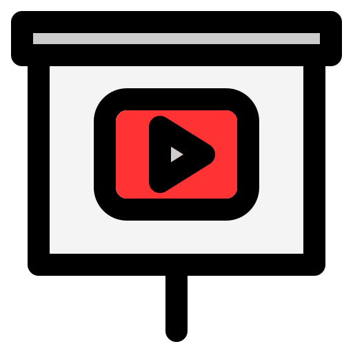 video tutorial icono gratis