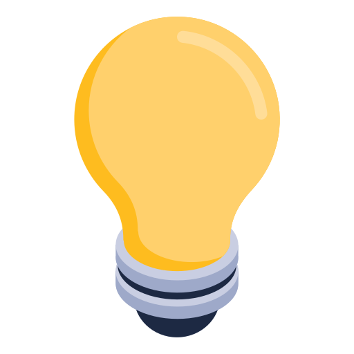 Lightbulb Generic Flat icon