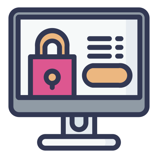 Secure Generic Outline Color icon