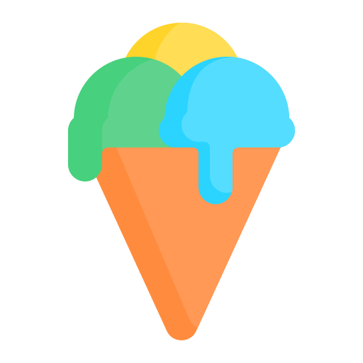 cucurucho de helado icono gratis