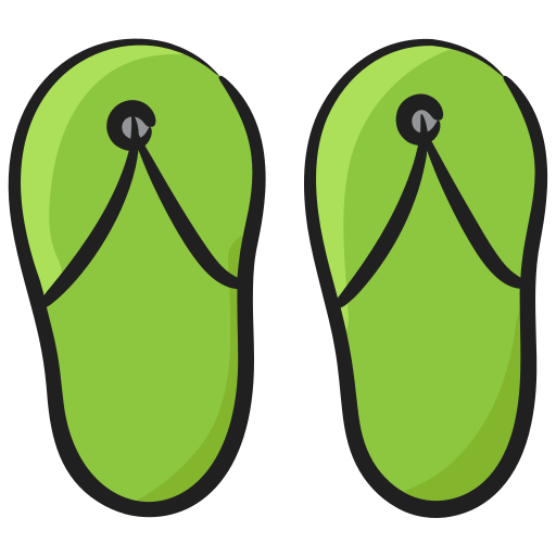 chanclas icono gratis