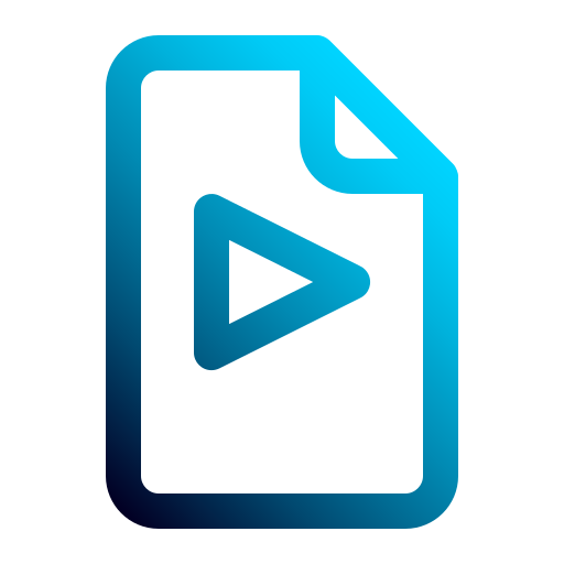 extensión de video icono gratis