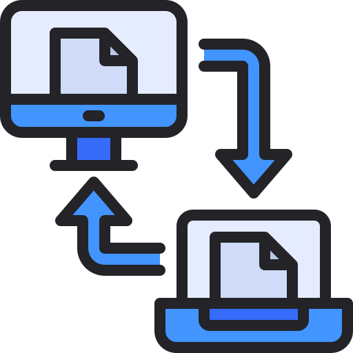 transferir datos icono gratis