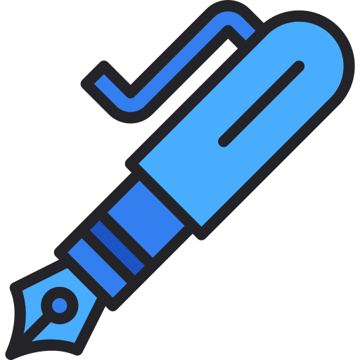 Fountain pen Generic Outline Color icon