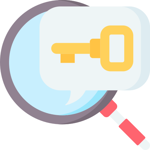 palabra clave icono gratis