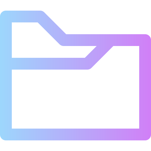 Folder Super Basic Rounded Gradient icon