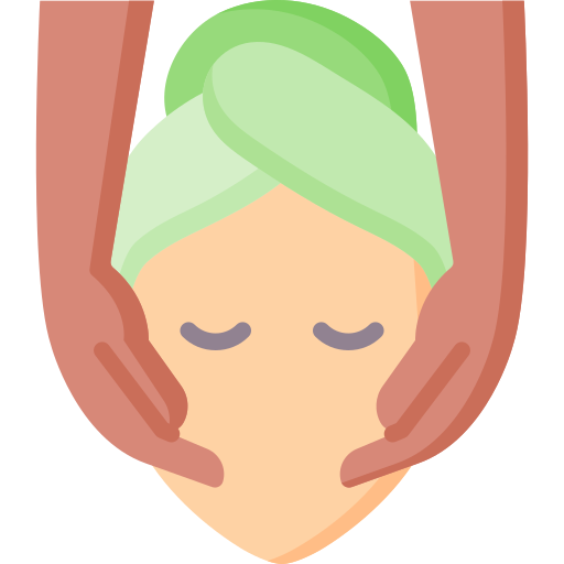 Facial massage free icon Facial massage free icon