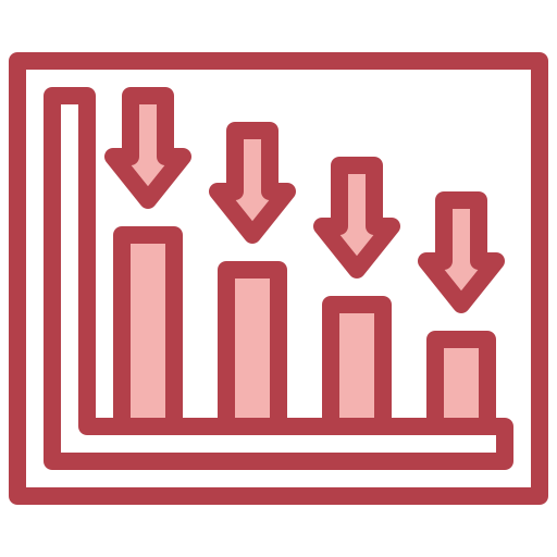 gráfico de barras icono gratis