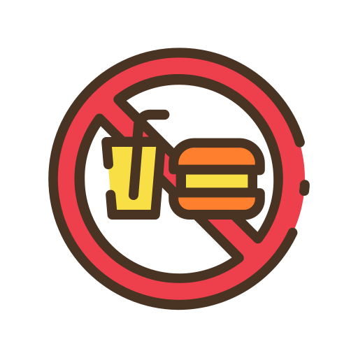 No eating free icon No eating free icon