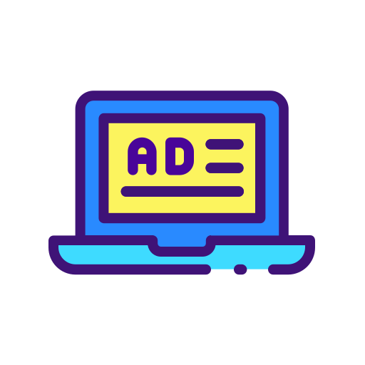 Online ads free icon Online ads free icon