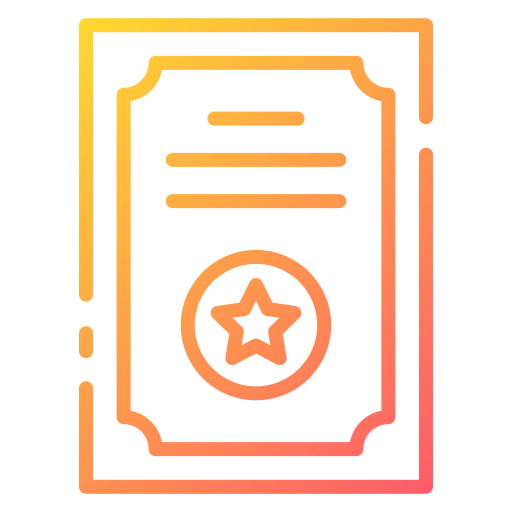 Certificate free icon Certificate free icon