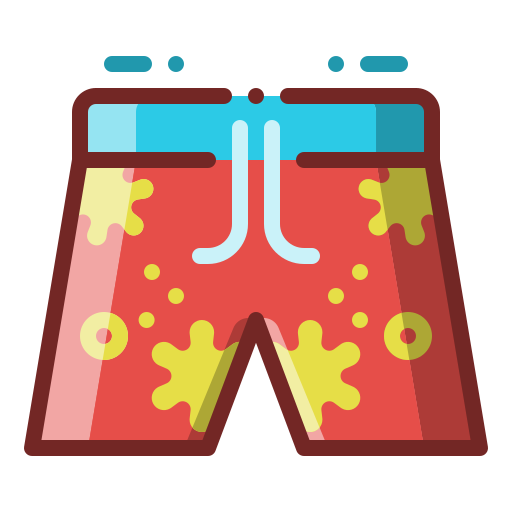 Shorts Generic Outline Color icon