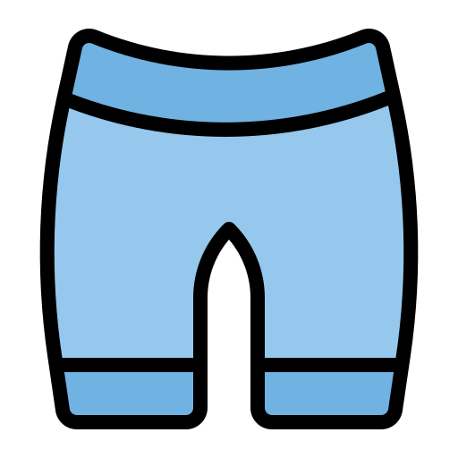 Shorts Generic Outline Color icon