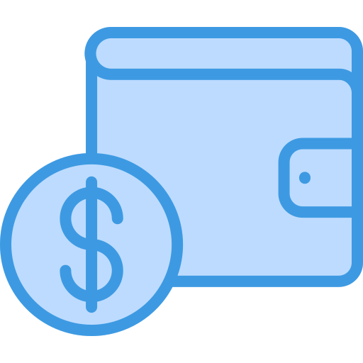 Wallet Generic Blue icon