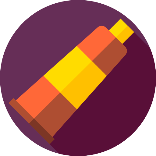 tubo de pintura icono gratis