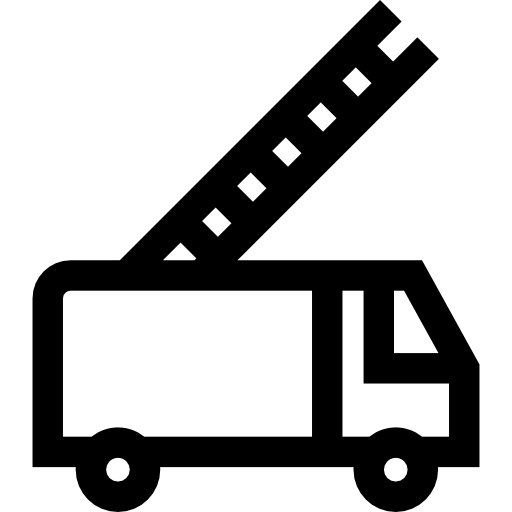 camión de bomberos icono gratis