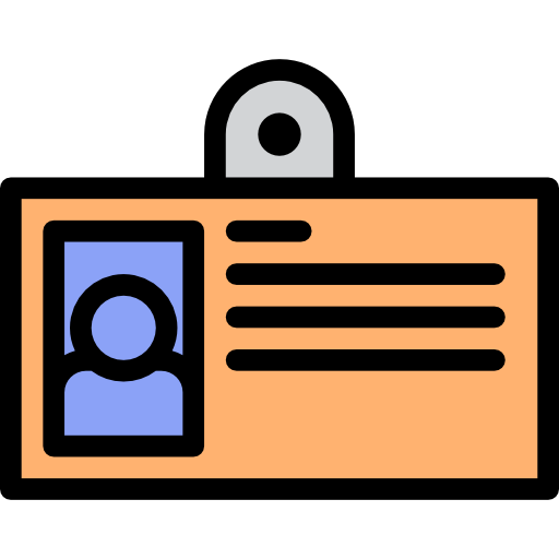 신분증 무료 아이콘