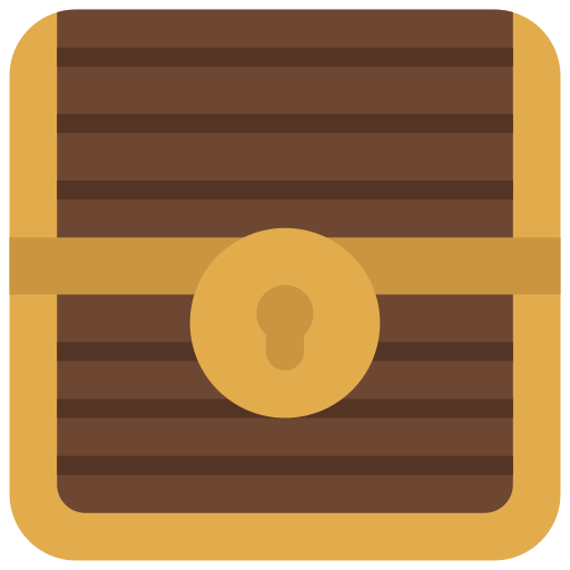 cofre del tesoro icono gratis