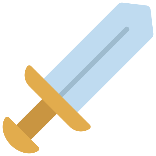 Sword Juicy Fish Flat icon