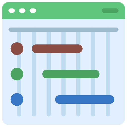 Gantt Chart Free Industry Icons