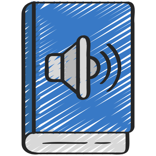 Audio book free icon