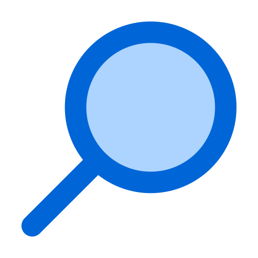 Search Generic Blue icon