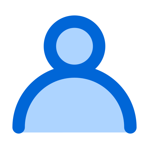 User Generic Blue icon