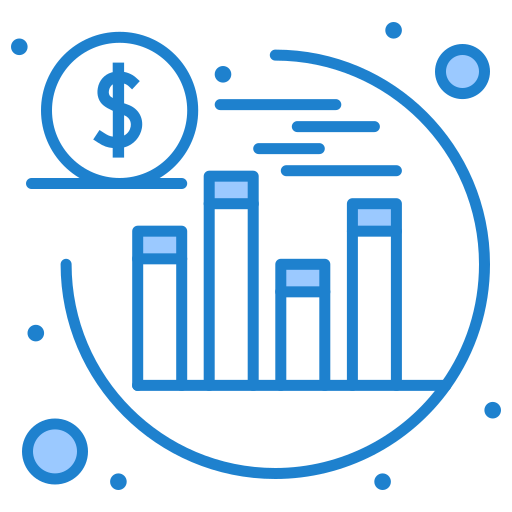 Investment Generic Blue icon