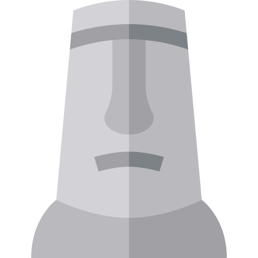 Moai emoji icon in PNG, SVG