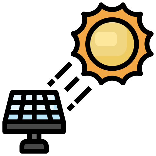 panel solar icono gratis