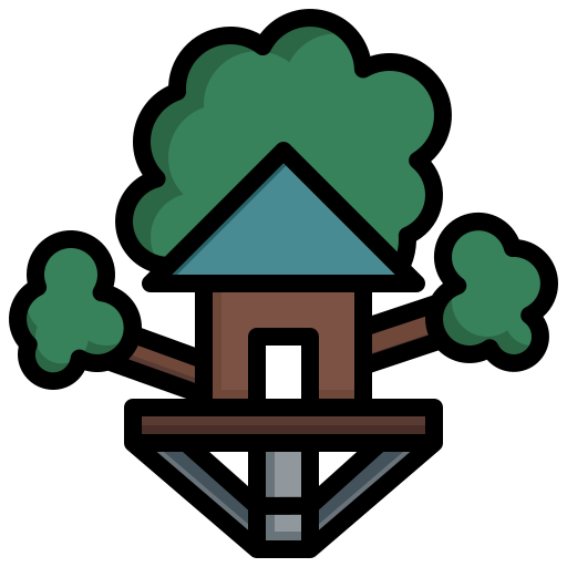 Tree house - free icon