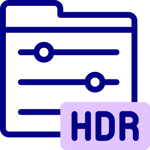 hdr icono gratis