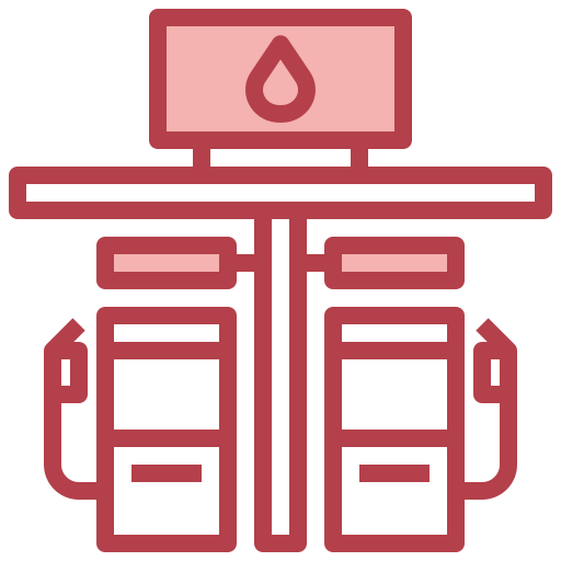 estación de gasolina icono gratis