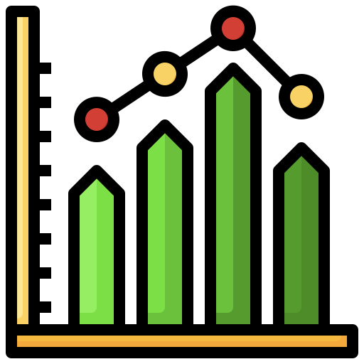 grafico icono gratis