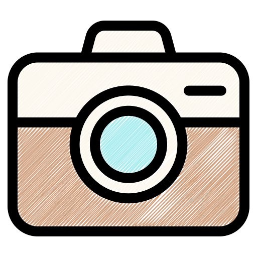 Photo camera Generic Outline Color icon