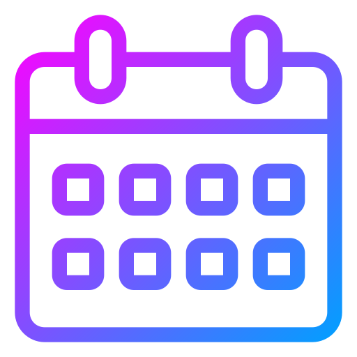 Calendar Generic Gradient icon