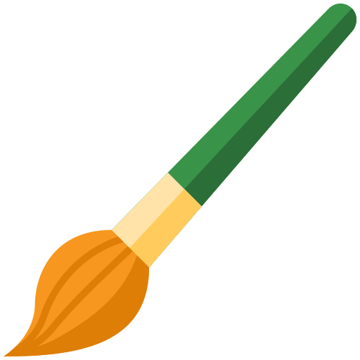 cepillo de pintura icono gratis