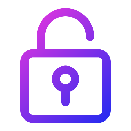 Unlock Generic Gradient icon