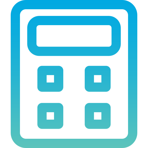 Calculator Generic Gradient icon