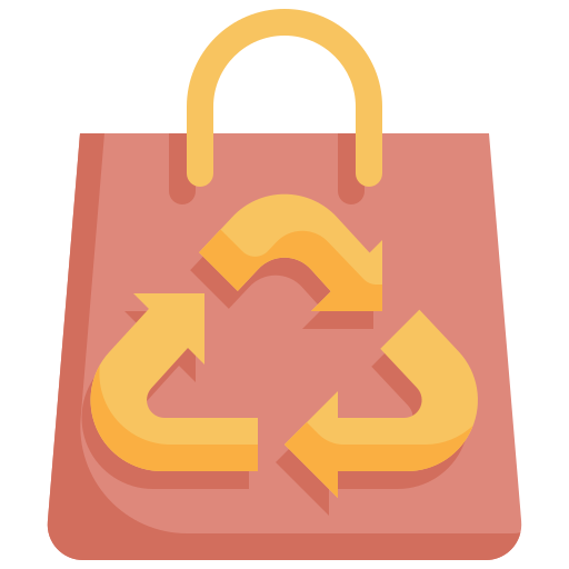 bolsa de reciclaje icono gratis