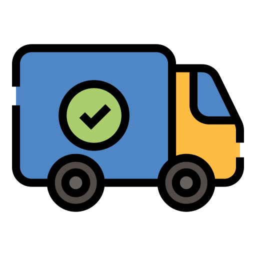 camión de reparto icono gratis