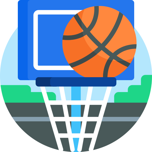 Basketball Detailed Flat Circular Flat icon