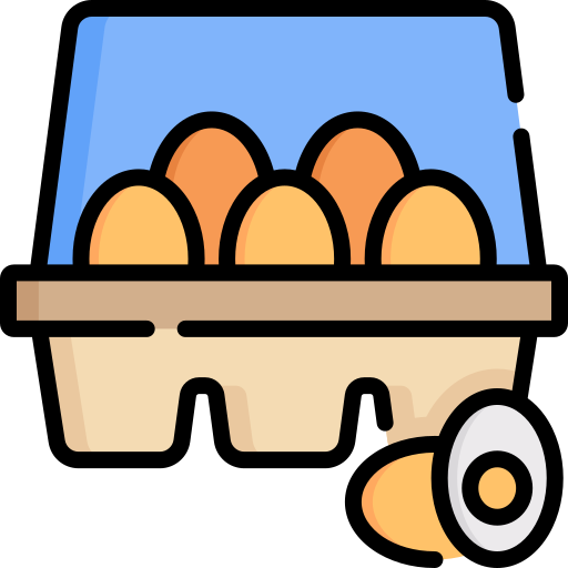 carton de huevos icono gratis