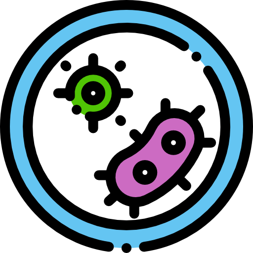 Petri dish Detailed Rounded Lineal color icon