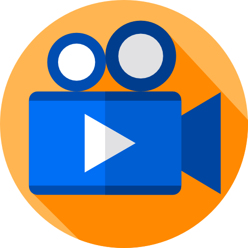 cámara de video icono gratis