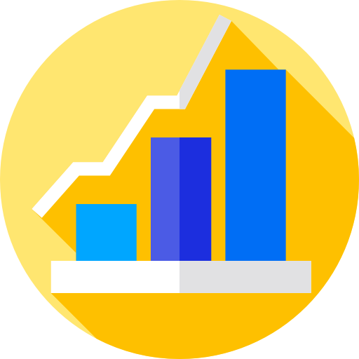 gráfico de barras icono gratis