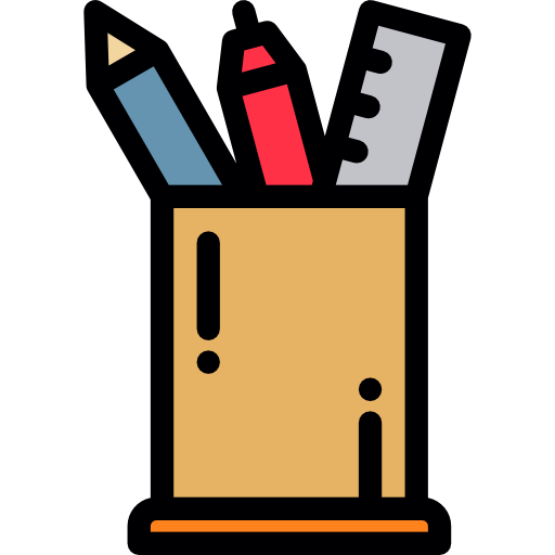 Pencil case free icon