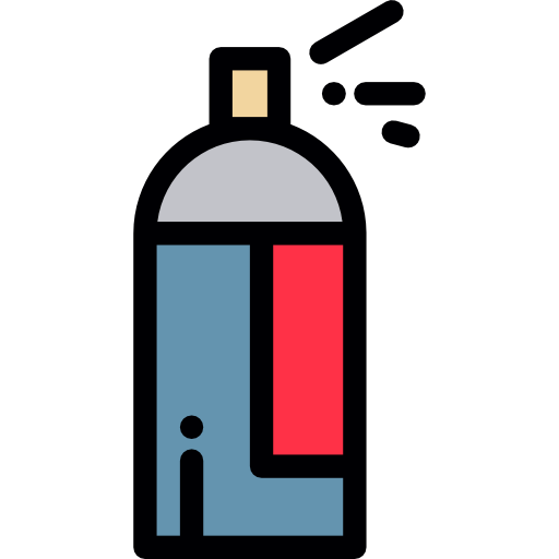 Spray bottle Detailed Rounded Lineal color icon