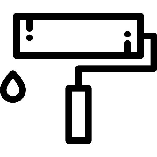 rodillo icono gratis