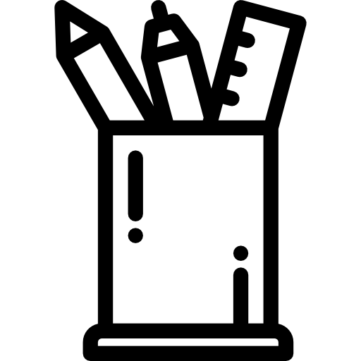 Pencil case free icon